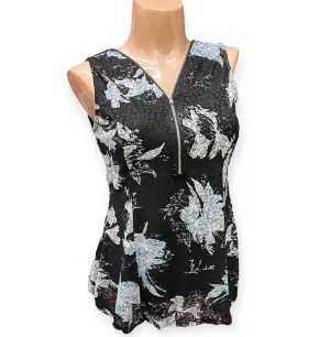 3/4 Zip Sleeveless Blouse