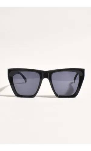 7696B Oversized Structured Sunglasses