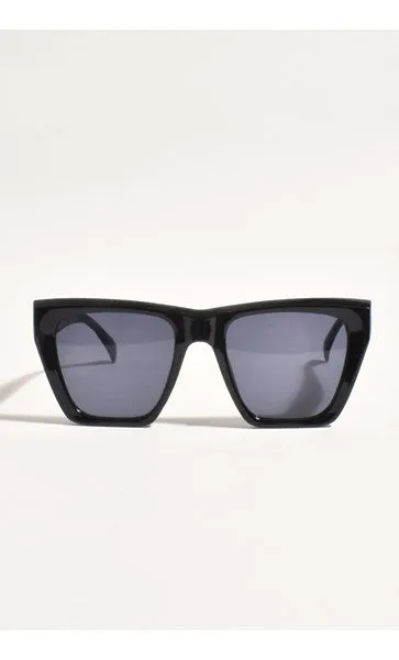 7696B Oversized Structured Sunglasses