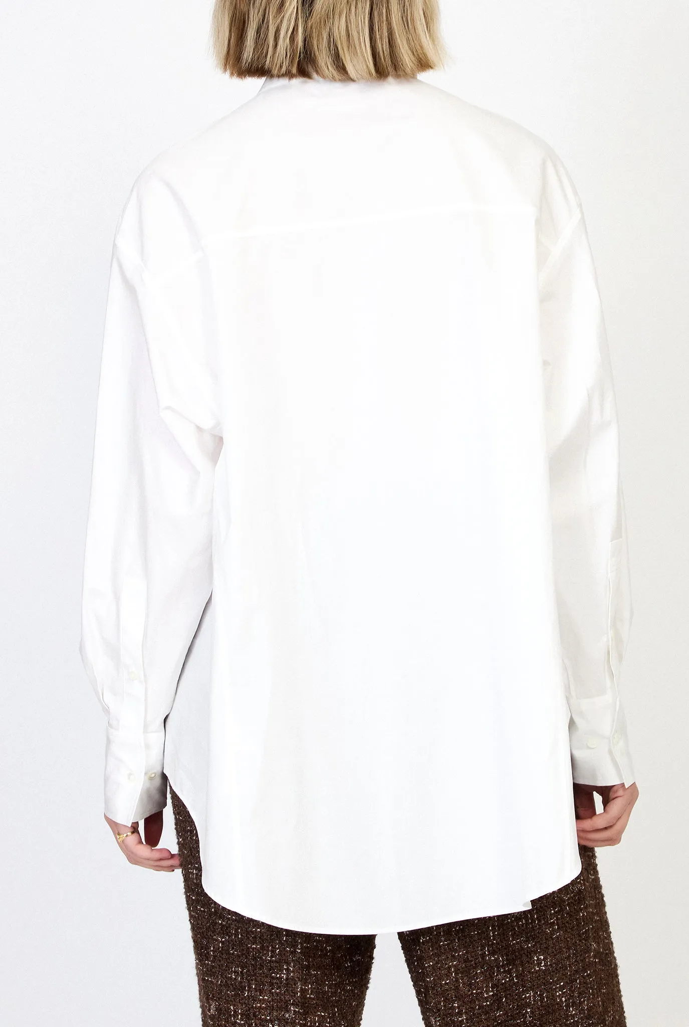 AURALEE High Count Finx Ox Dolman Sleeve Shirt