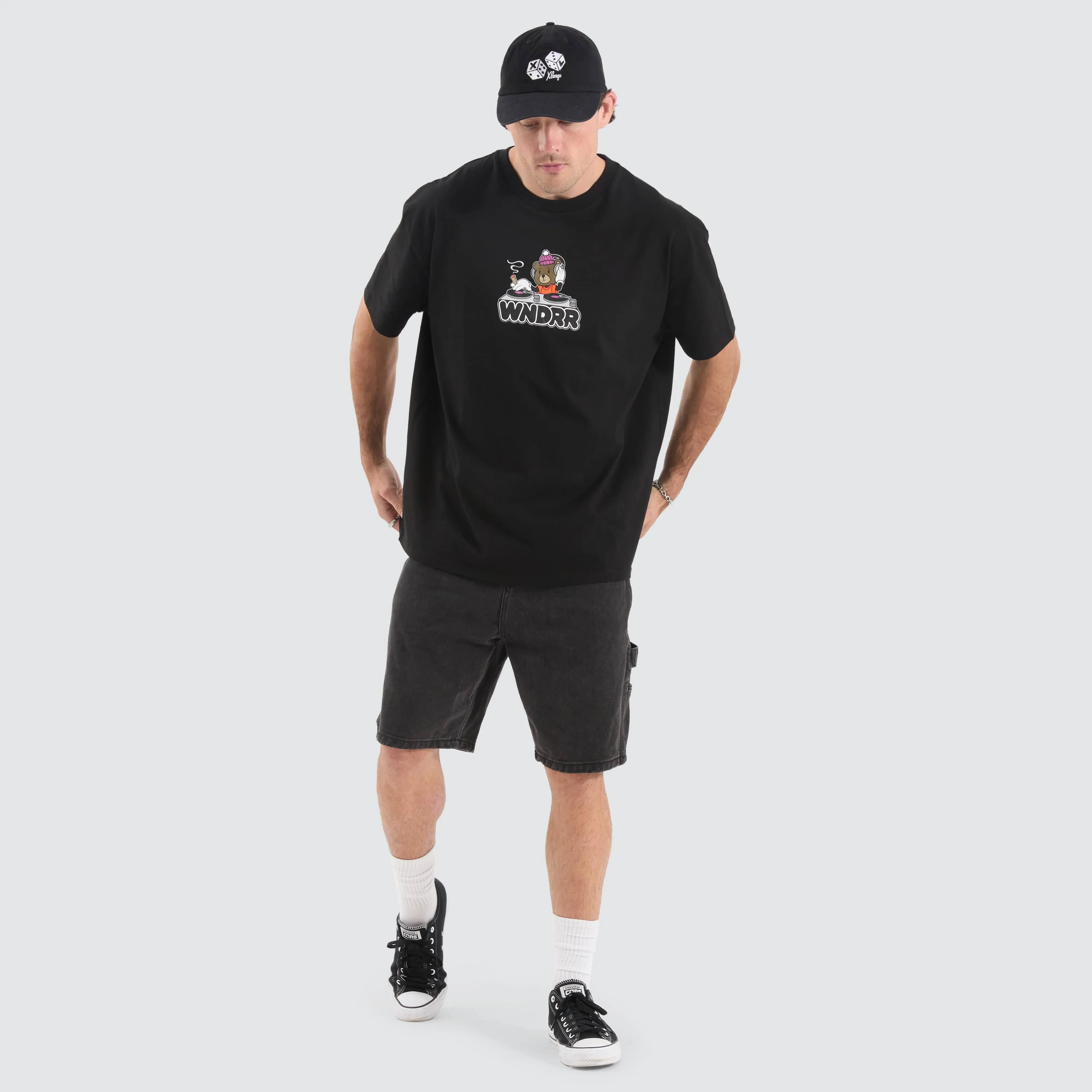 Beats Box Fit Tee Black