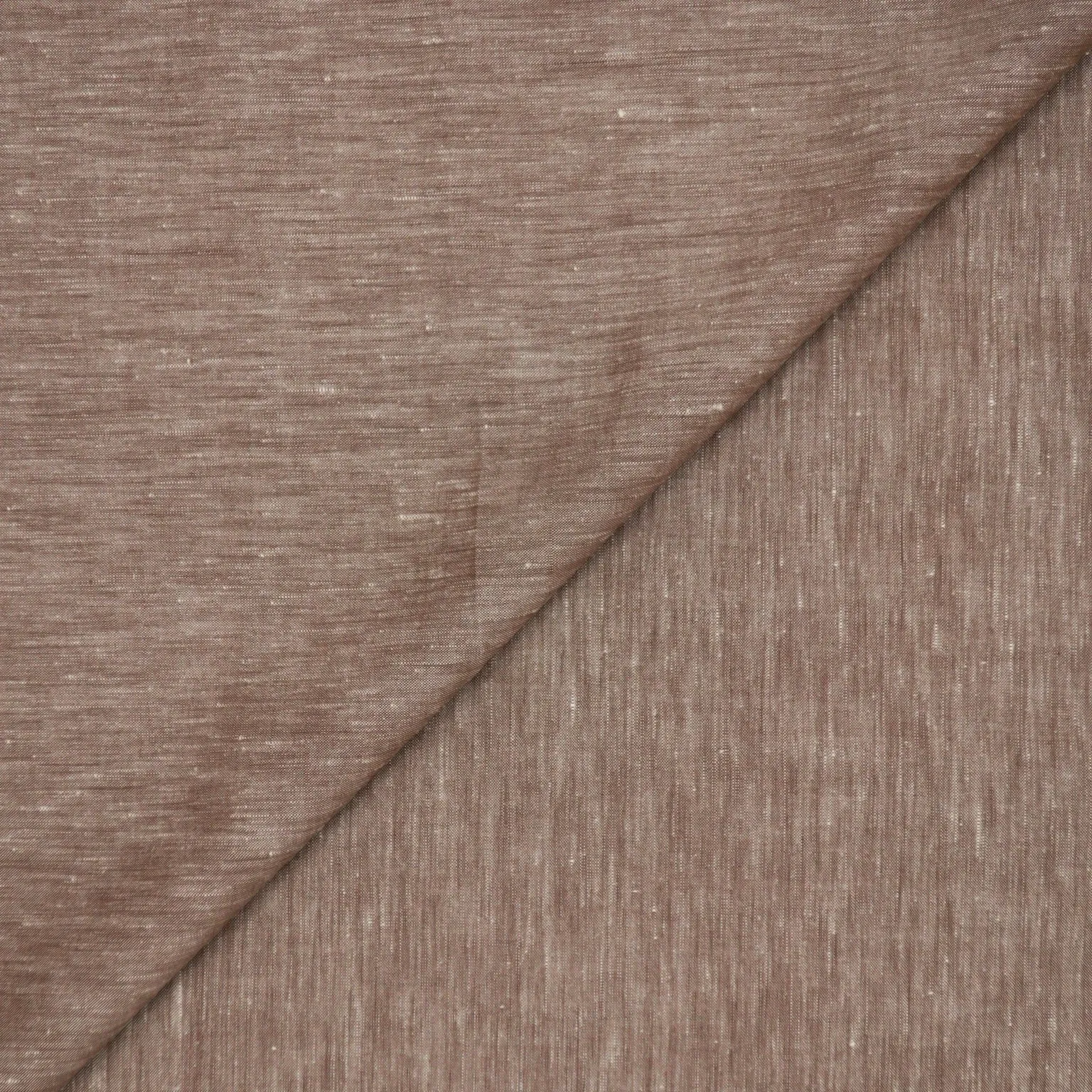 Brown Chambray Wool Suiting Tallia di Delfino Fabric