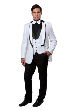 Classic Black & White Tuxedo - Monochrome Majesty