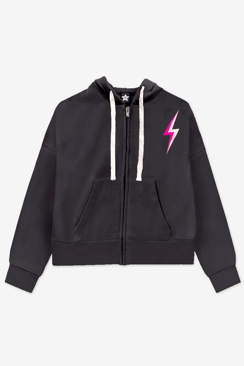 Cotton Soft French Terry Drop Shoulder Zip Hoodie