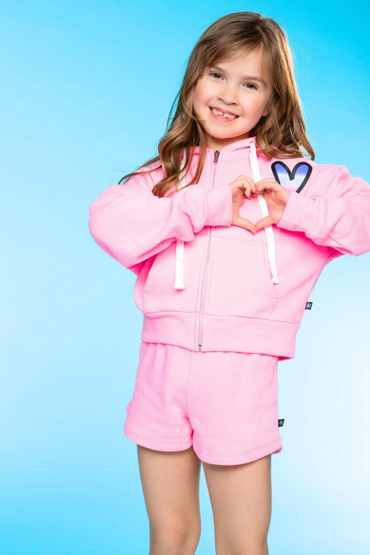 Cotton Soft French Terry Drop Shoulder Zip Hoodie