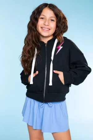 Cotton Soft French Terry Drop Shoulder Zip Hoodie
