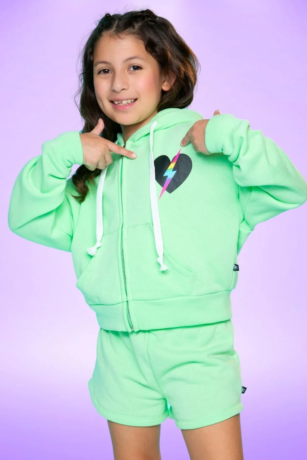 Cotton Soft French Terry Drop Shoulder Zip Hoodie
