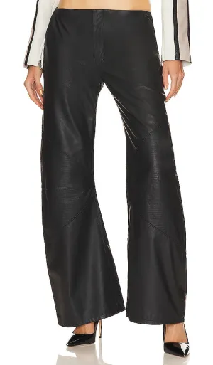 EB Denim Hollywood Frederic Leather Pants in Black