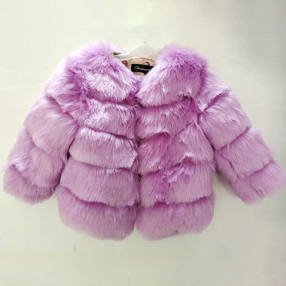 Elegant Faux Fur Jacket