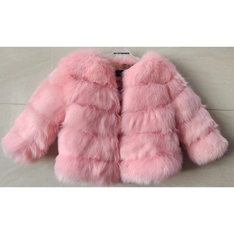 Elegant Faux Fur Jacket