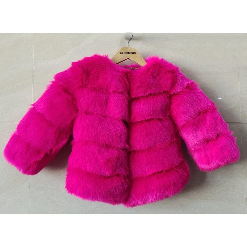 Elegant Faux Fur Jacket