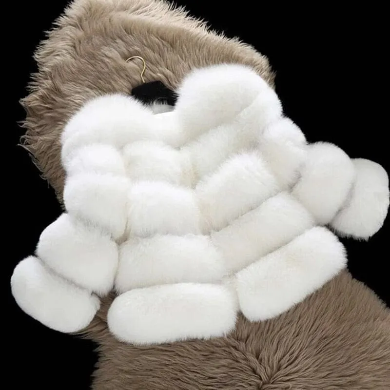 Elegant Faux Fur Jacket