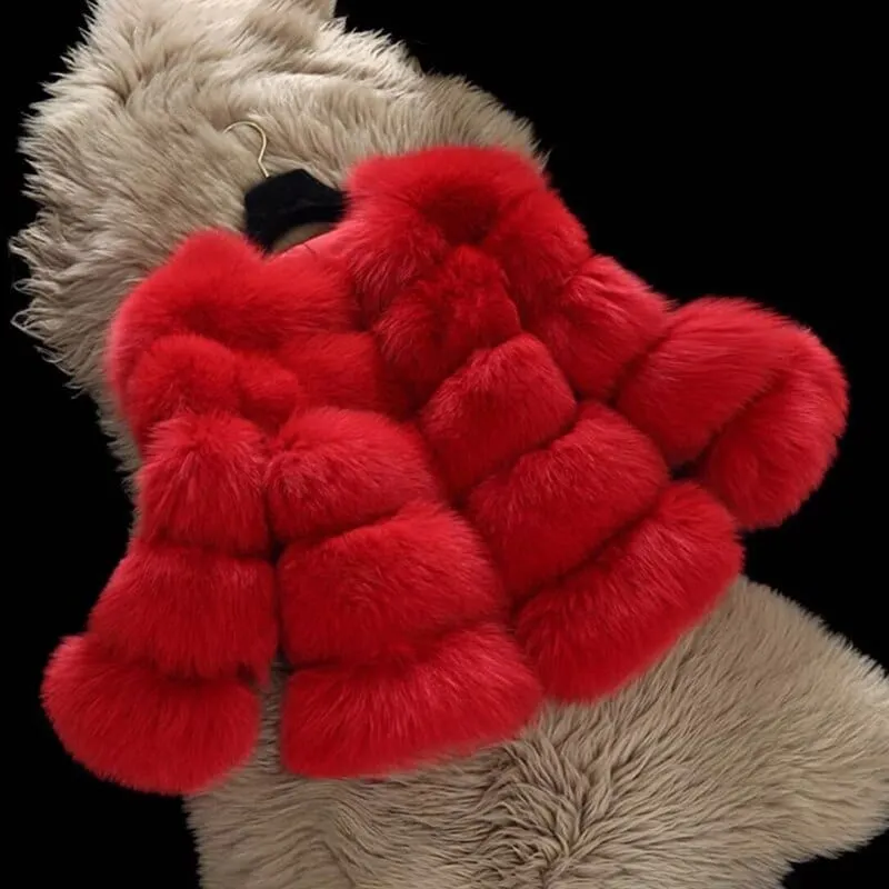 Elegant Faux Fur Jacket