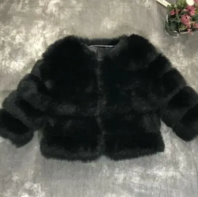 Elegant Faux Fur Jacket