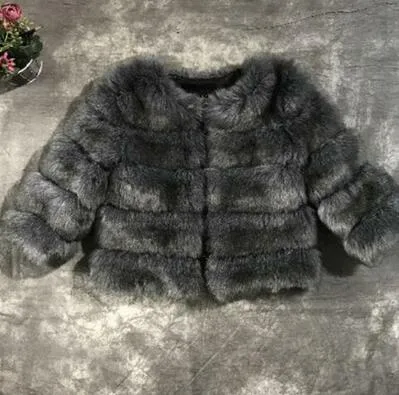 Elegant Faux Fur Jacket