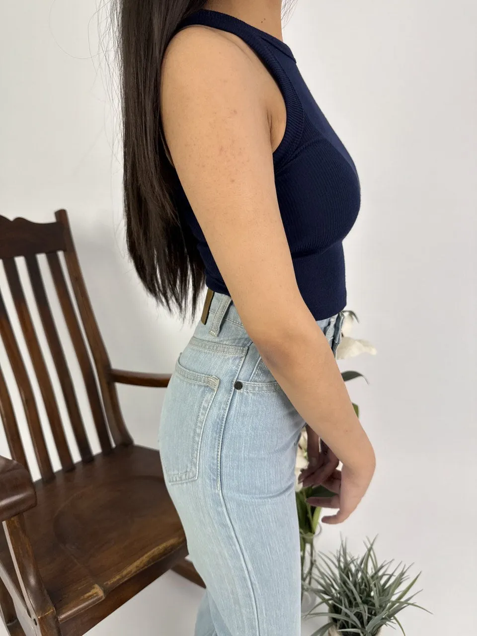 Essential Dark Blue Tank Top