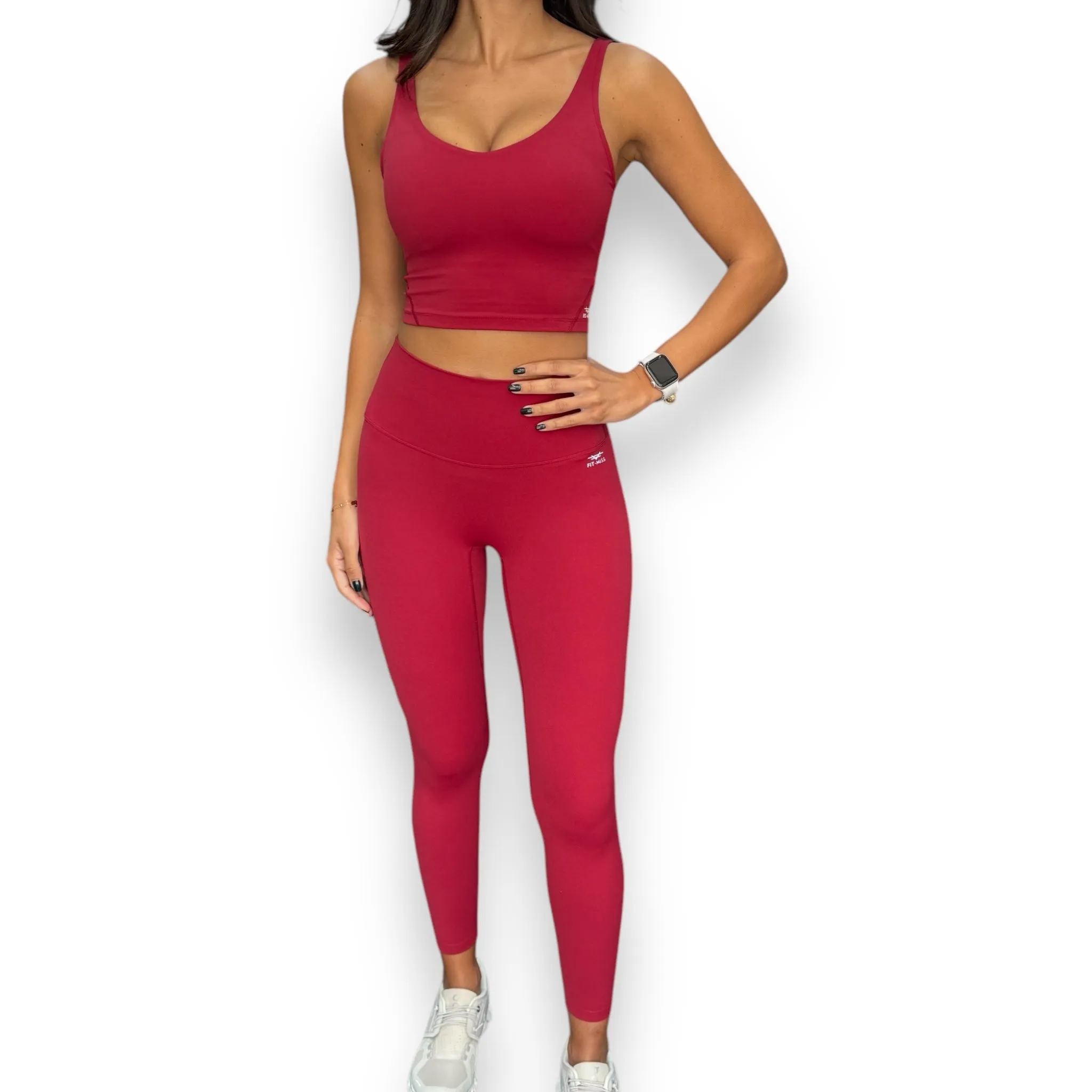 Essential Padded Top - Burgundy