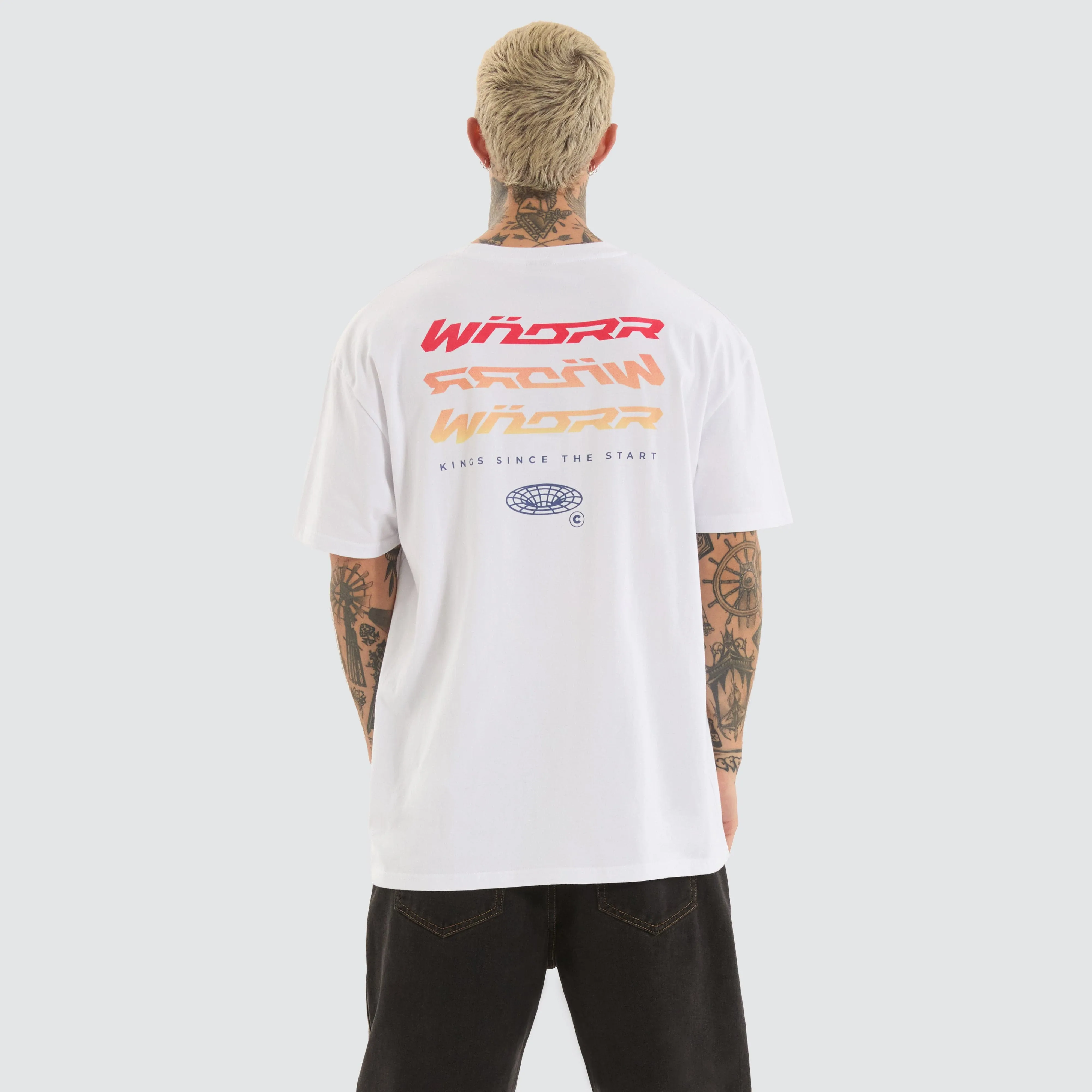Exile Box Fit Tee White