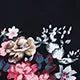 Floral Criss Cross Long Sleeve Round Neck Long Plus Size Blouse