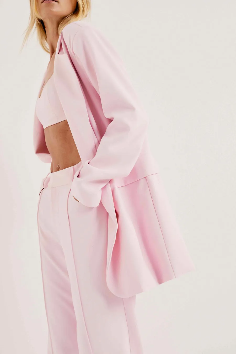 For Love & Lemons Courtney Blazer - Light Pink