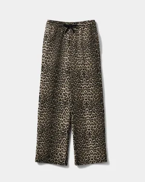 GABBISY SWEATPANTS - Light brown leopard