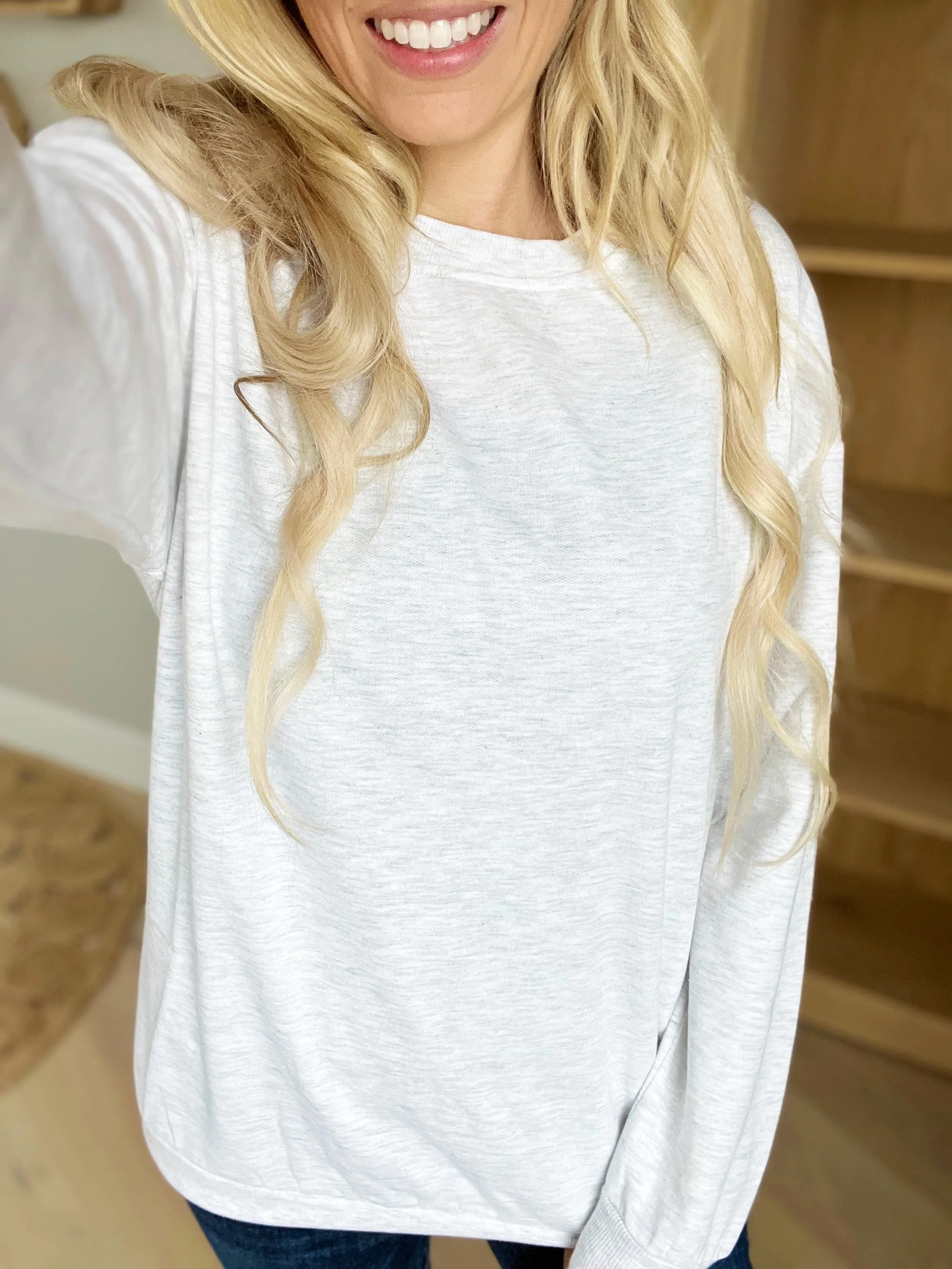 Get The Job Done Long Sleeve Fleece Lined Top (Multiple Colors)