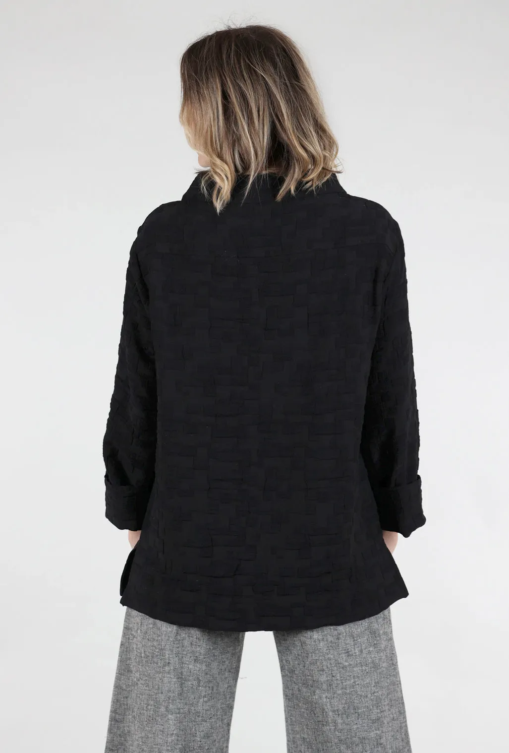 Hazel Strata Jacket, Onyx