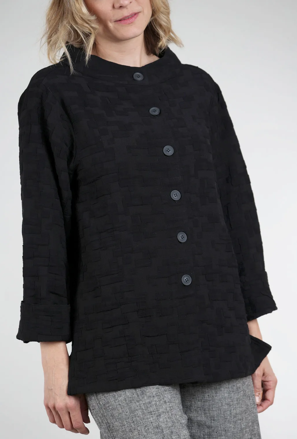 Hazel Strata Jacket, Onyx