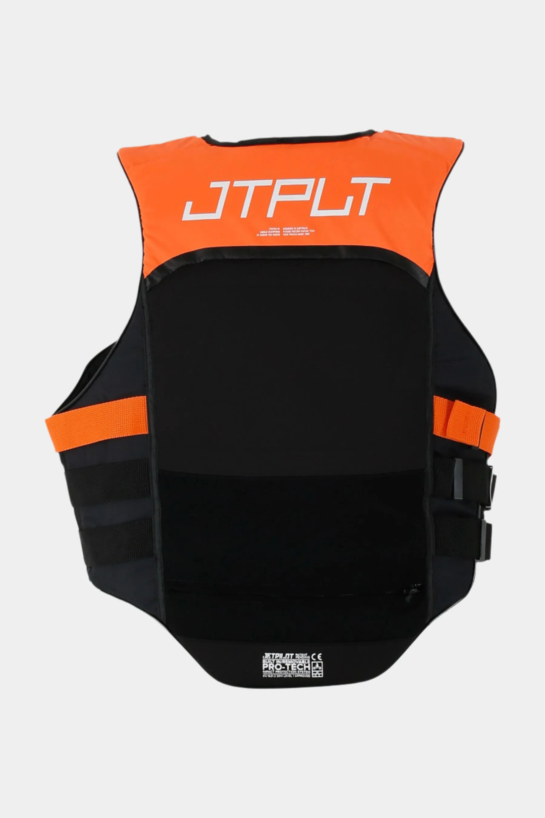 Jetpilot RX Vault Pro-Tech Side Entry Life Jacket - Char/Orange