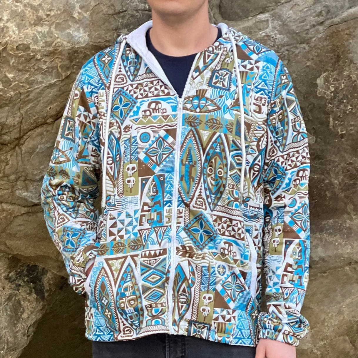 Jungle Juju Double Layered Unisex Jacket designed by Jeff Granito - Ready to Ship!