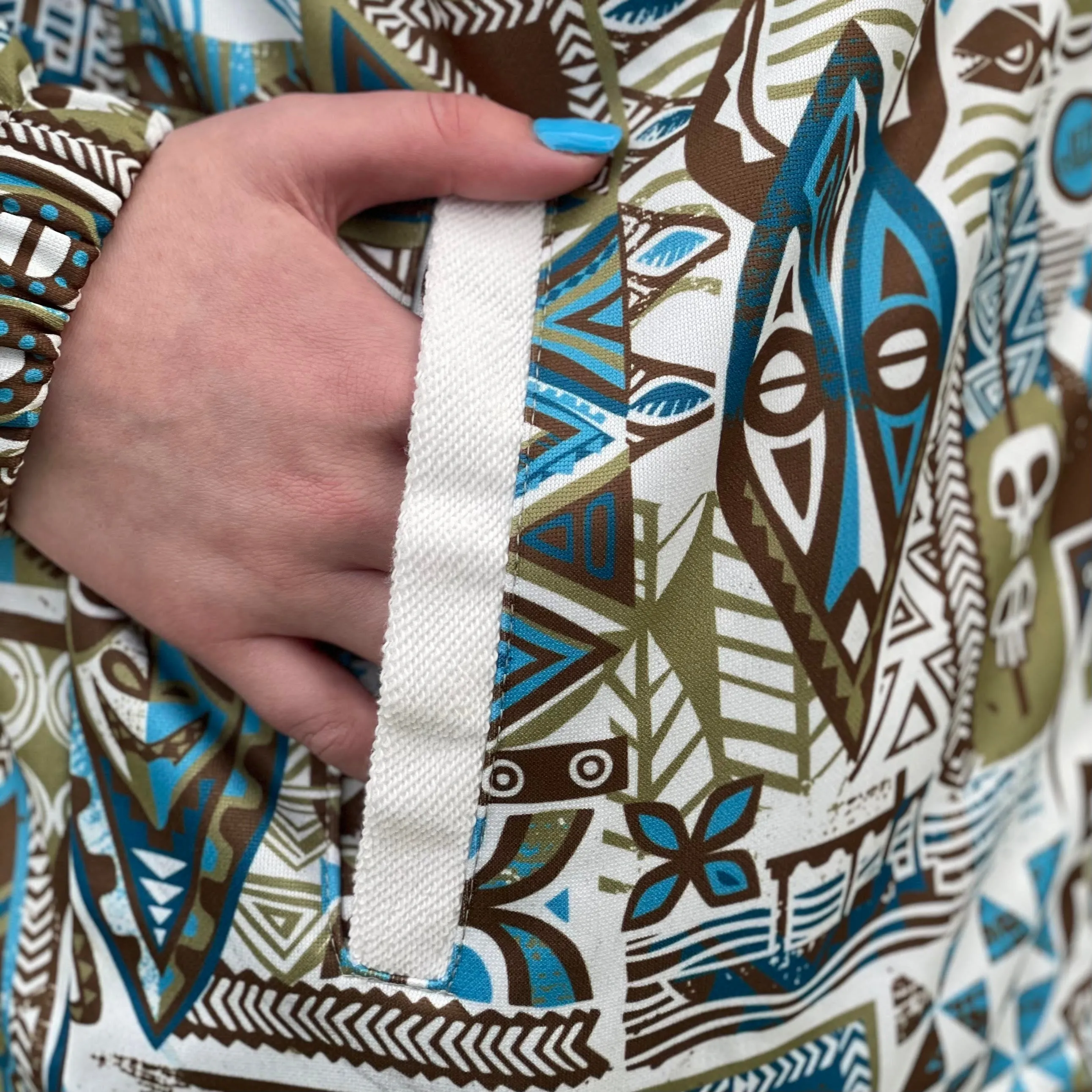 Jungle Juju Double Layered Unisex Jacket designed by Jeff Granito - Ready to Ship!