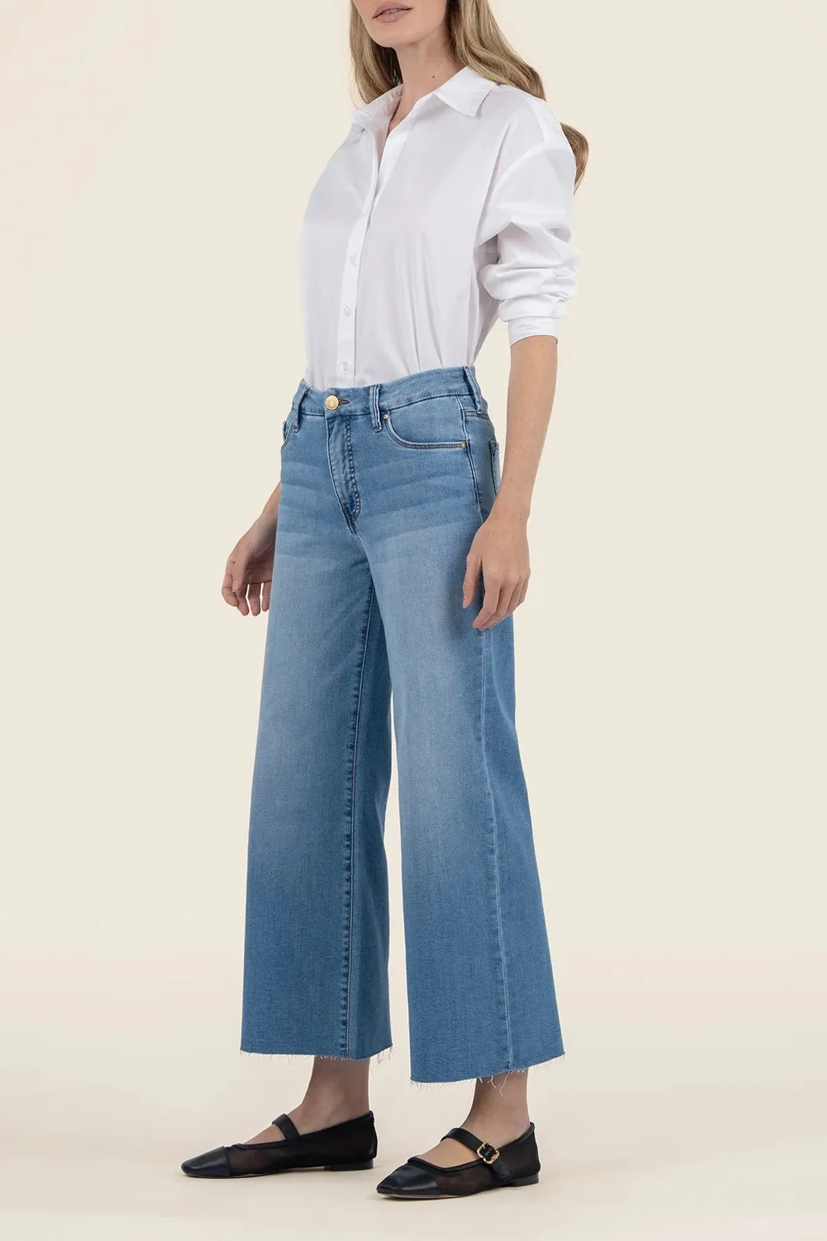 KUT: Meg High Rise Wide Leg- Deference