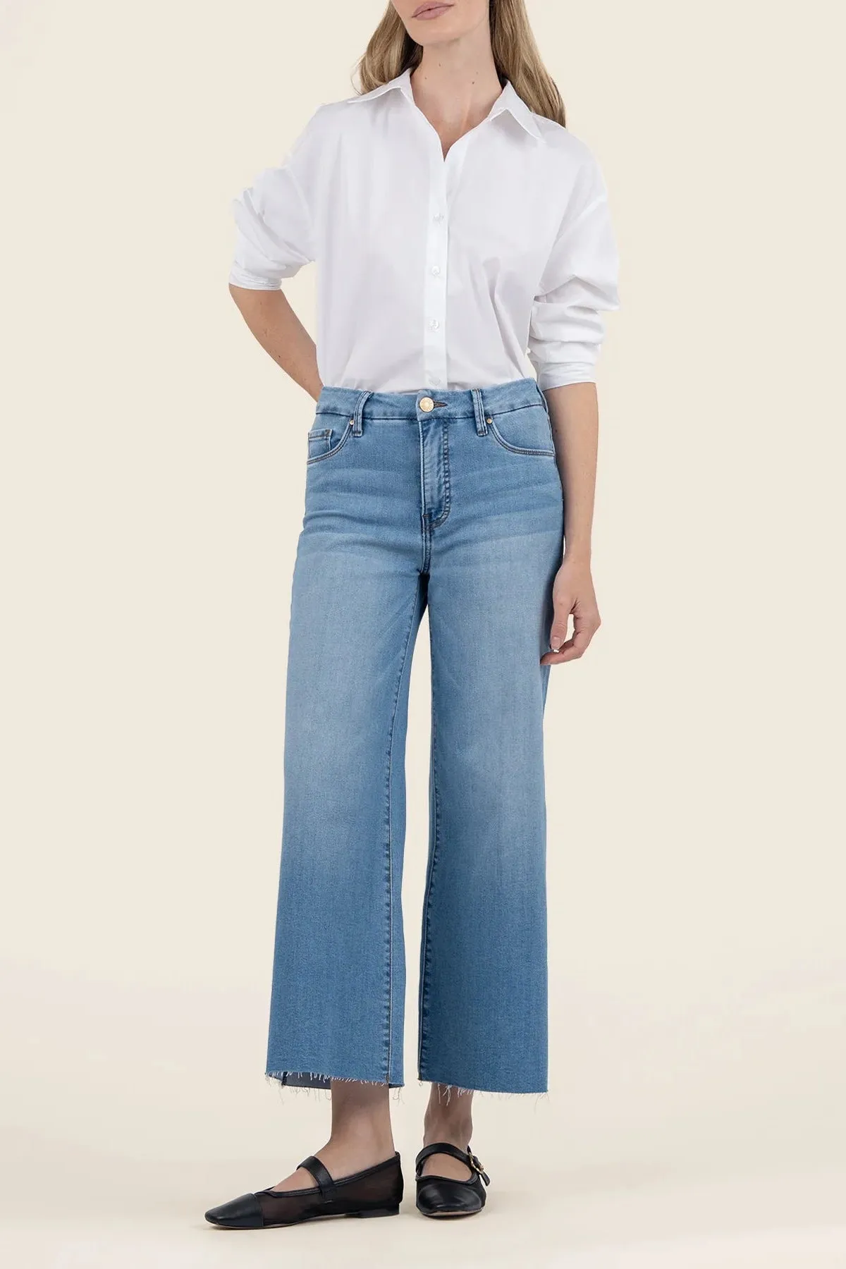 KUT: Meg High Rise Wide Leg- Deference
