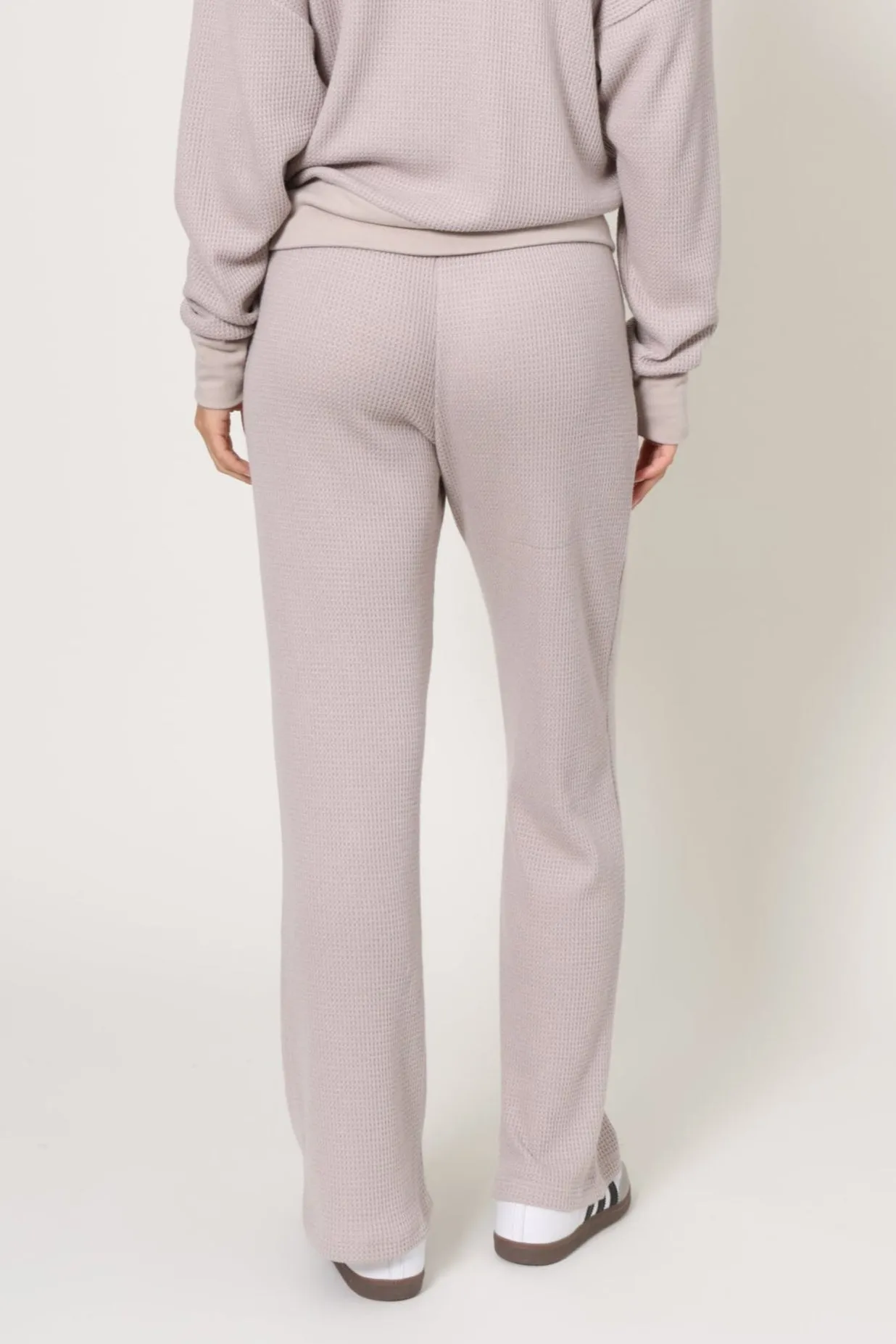 Lazy Day Waffle Wide Leg Pant
