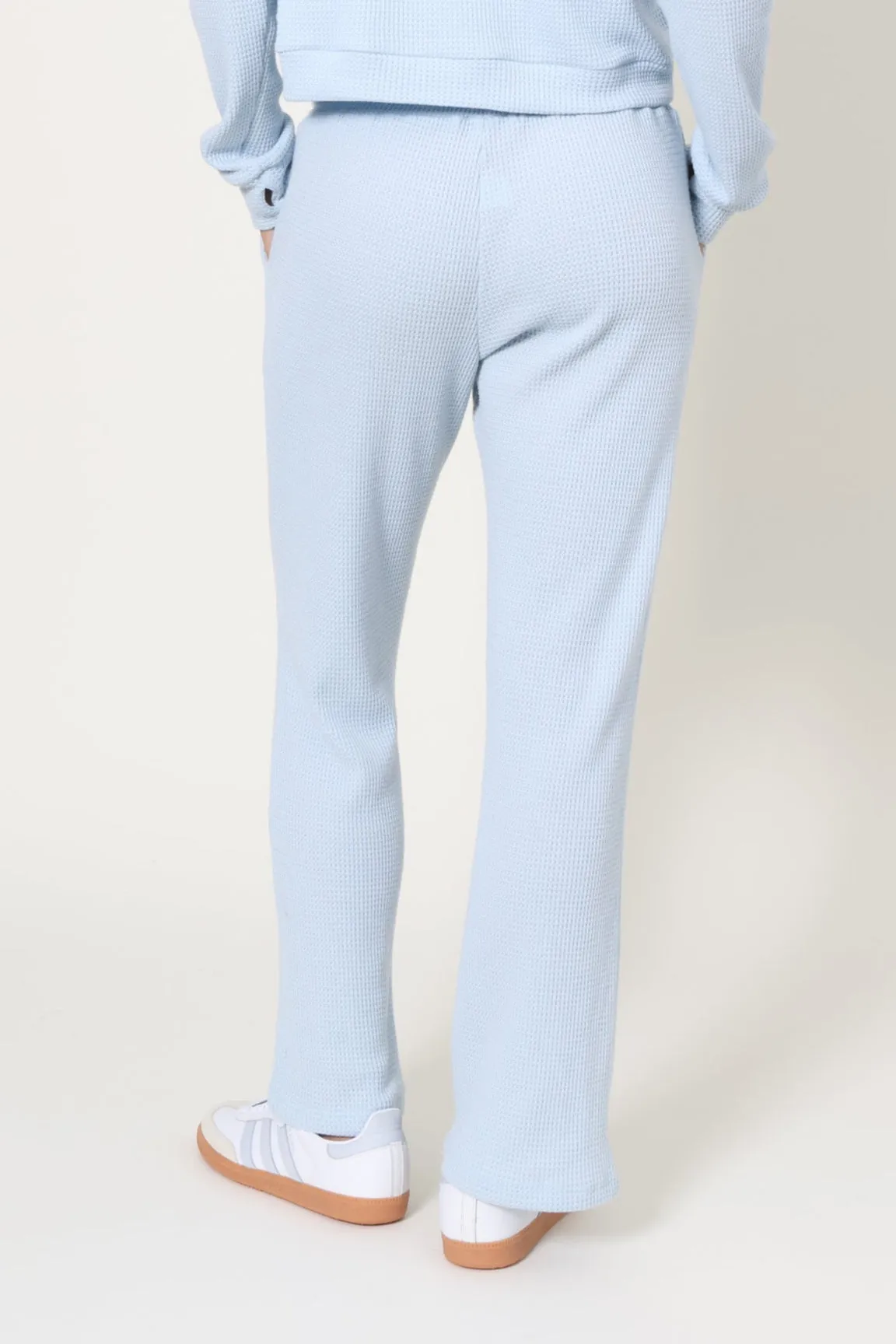Lazy Day Waffle Wide Leg Pant
