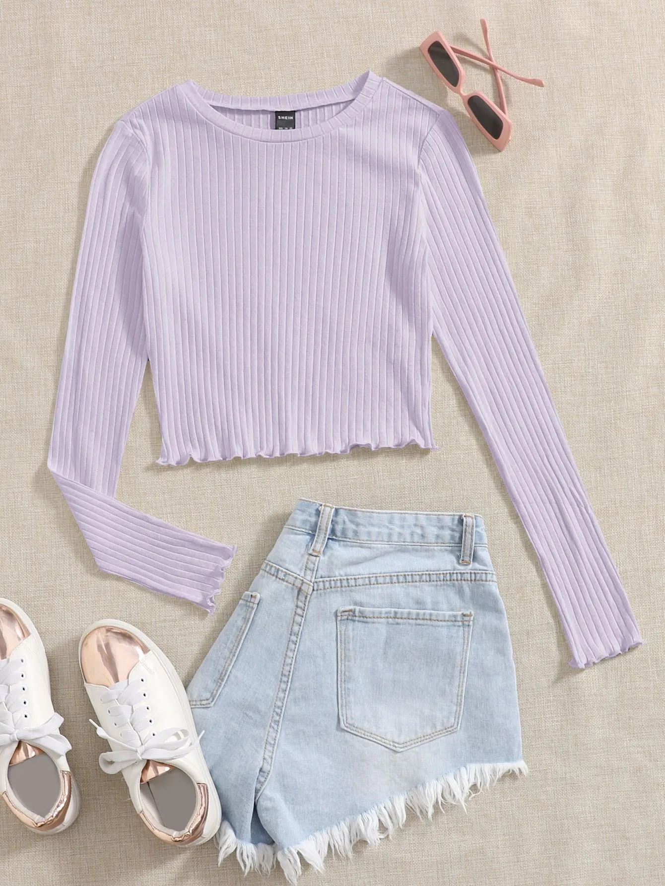Lettuce Trim Solid Top