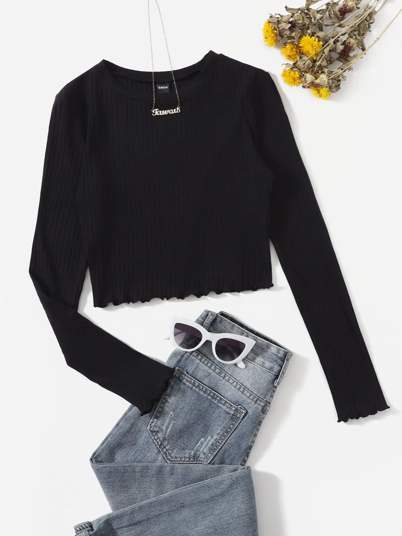 Lettuce Trim Solid Top