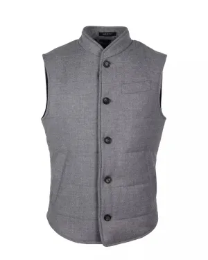 Made in Italy Elegant Wool-Cashmere Men's Vest