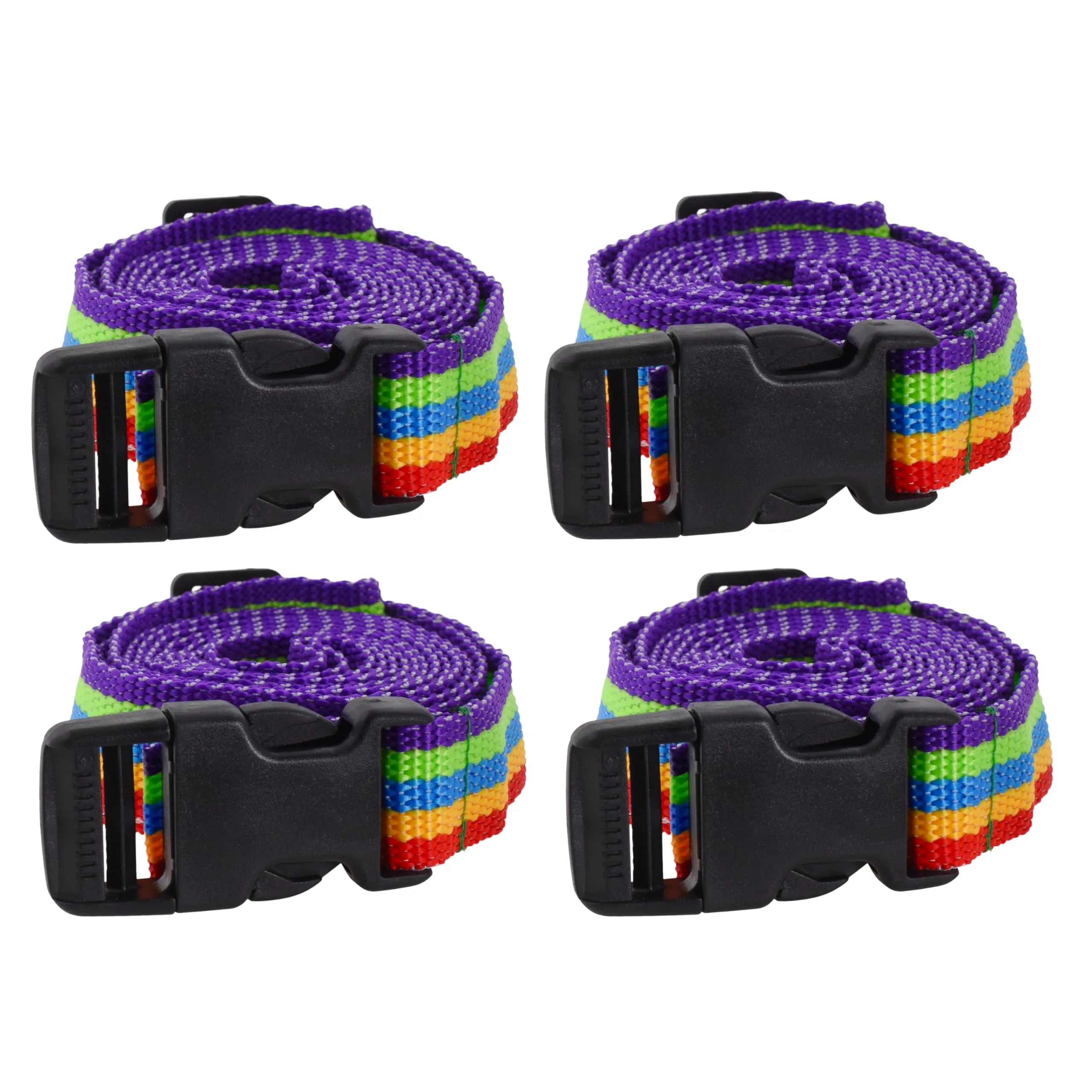 Mandala Crafts Buckle Straps Adjustable Black Utility Straps with Buckles for Packing Straps  Nylon Quick Release Buckle Strap for Backpack Sleeping Bag Luggage Suitcase