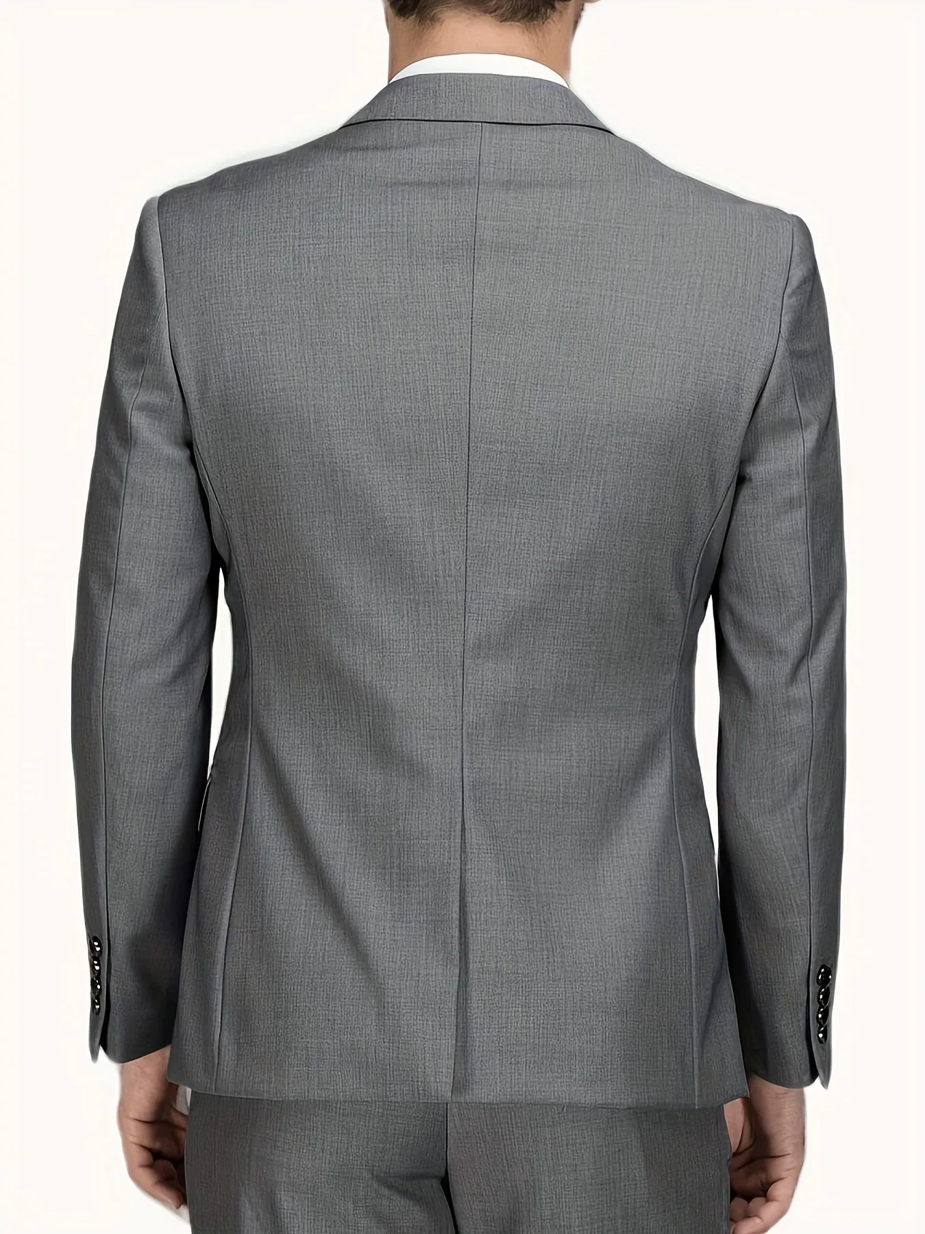 Mens Classic SlimFit Light Grey Blazer Timeless Elegance