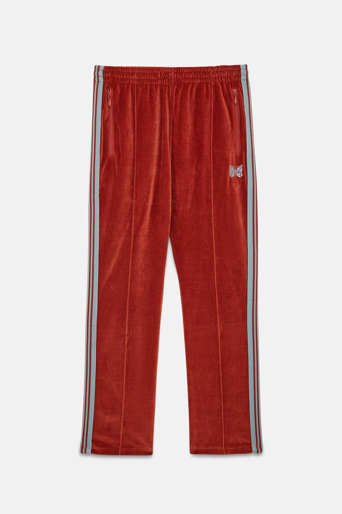 Narrow Velour Track Trousers