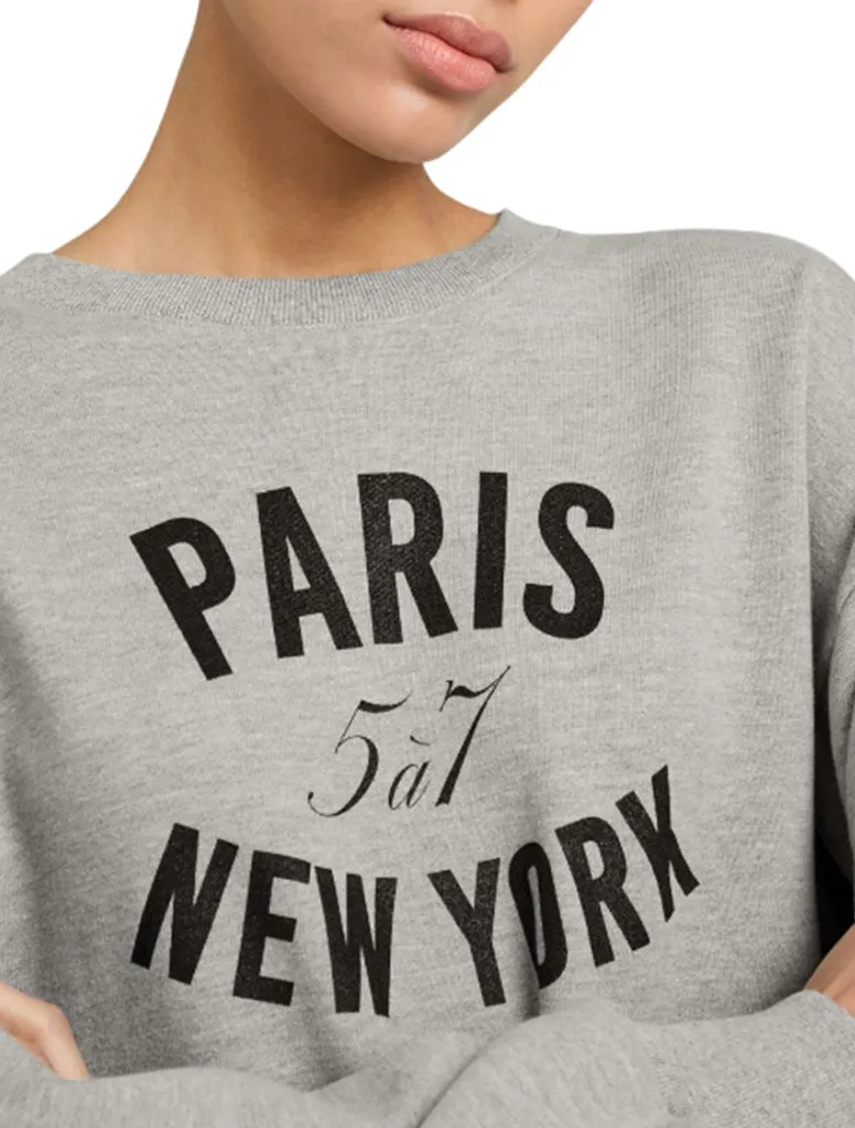 Paris New York Brandy Pullover - CINQ A SEPT