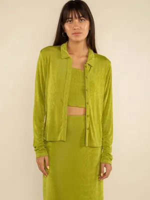 Percy Button Up Top  (plus size only!)
