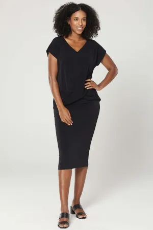 Philosophy TINA Pencil Skirt in Black