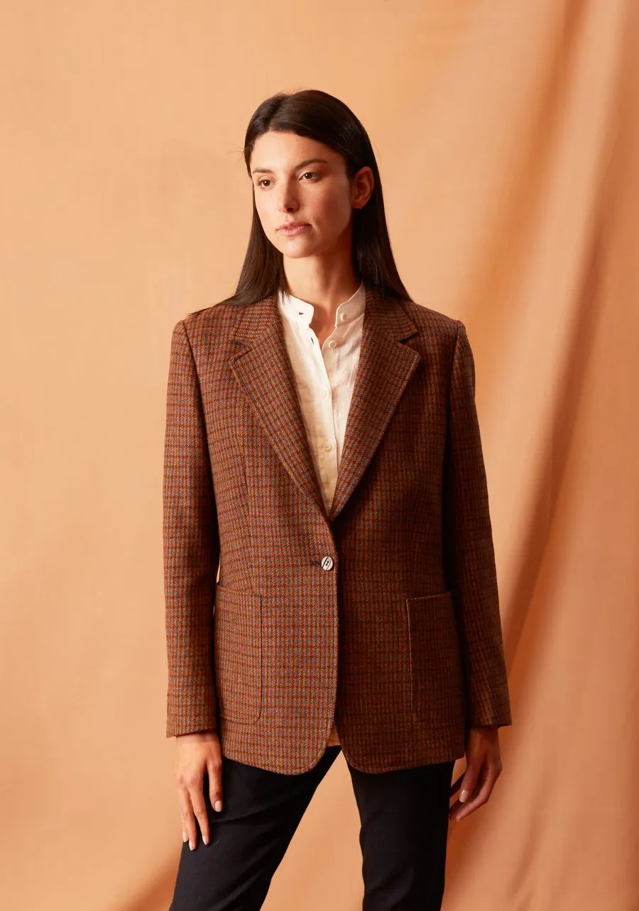 Poet Structured Blazer Gallineto Brown