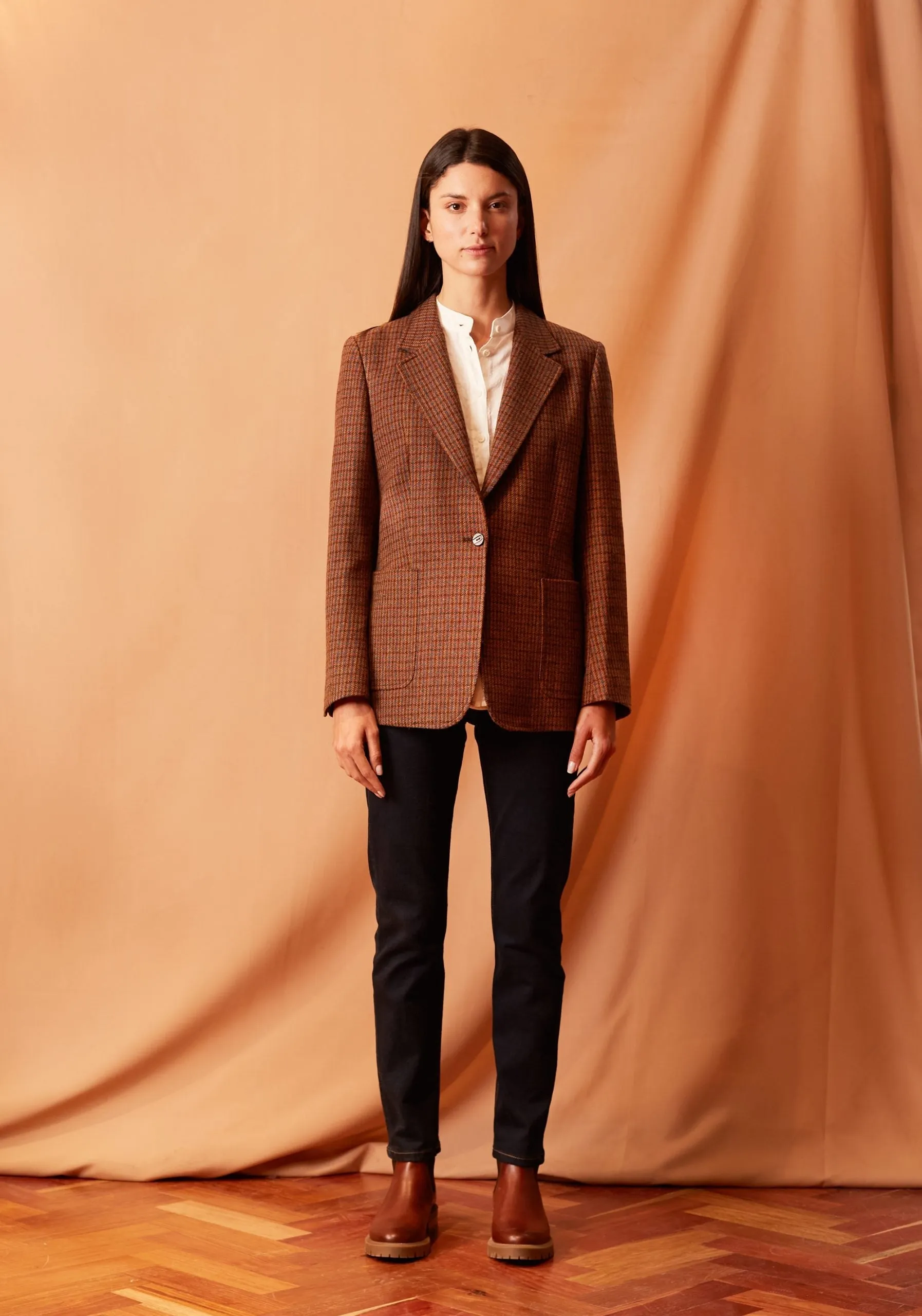 Poet Structured Blazer Gallineto Brown