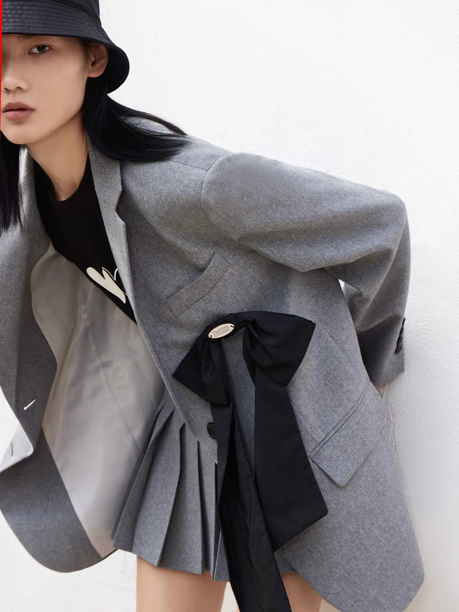 Solid Shawl Collar Blazer