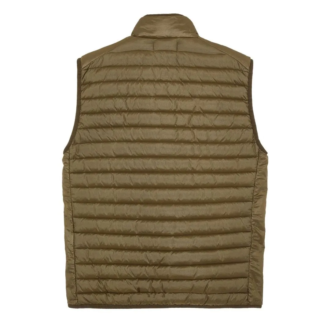 STONE ISLAND NYLON DOWN VEST OLIVE