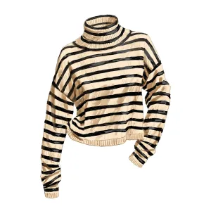 The San Remo Striped Turtleneck