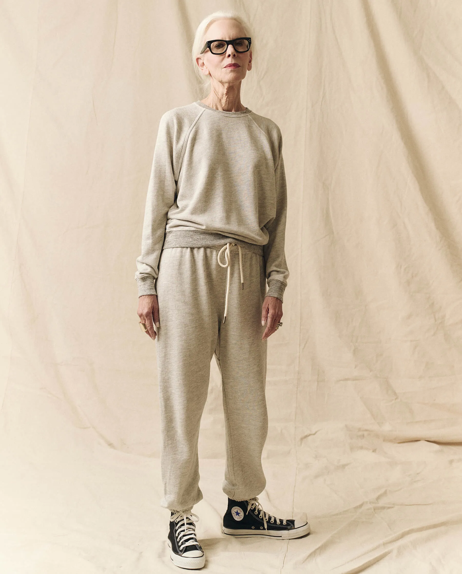 The Stadium Sweatpant. Solid -- Soft Heather Grey